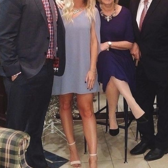 REVAMPED sleeveless mini dress with cape - Picture 7 of 7